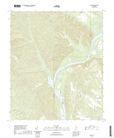United States Geological Survey Chance, AL (2020, 24000-Scale) digital map