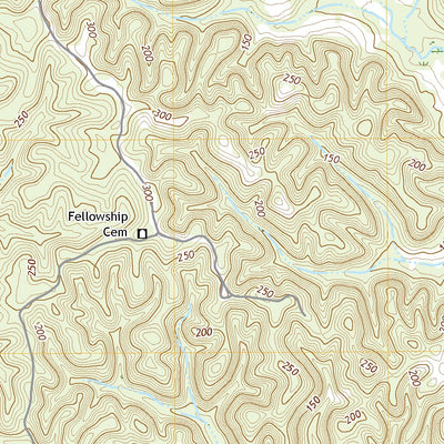 United States Geological Survey Chance, AL (2020, 24000-Scale) digital map