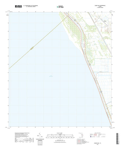 United States Geological Survey Chancy Bay, FL (2021, 24000-Scale) digital map