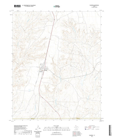 United States Geological Survey Channing, TX (2022, 24000-Scale) digital map