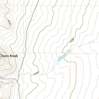 United States Geological Survey Chaos Creek, NV (2021, 24000-Scale) digital map