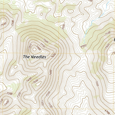 United States Geological Survey Chaos Creek, NV (2021, 24000-Scale) digital map