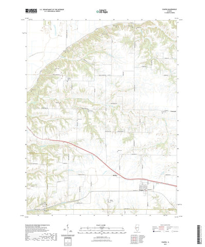 United States Geological Survey Chapin, IL (2021, 24000-Scale) digital map