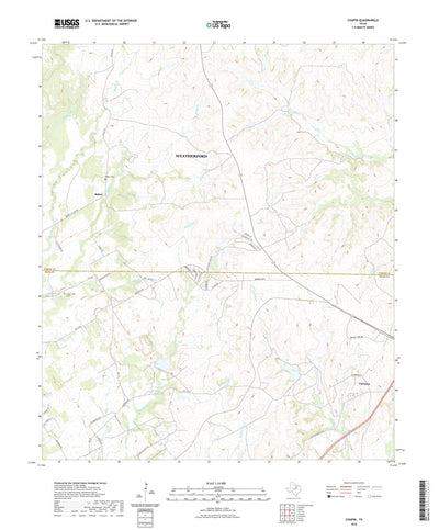 United States Geological Survey Chapin, TX (2022, 24000-Scale) digital map
