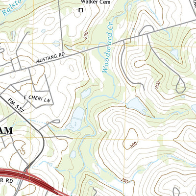 United States Geological Survey Chappell Hill, TX (2022, 24000-Scale) digital map