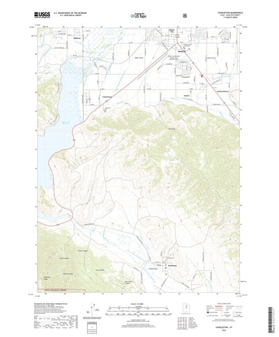 United States Geological Survey Charleston, UT (2020, 24000-Scale) digital map