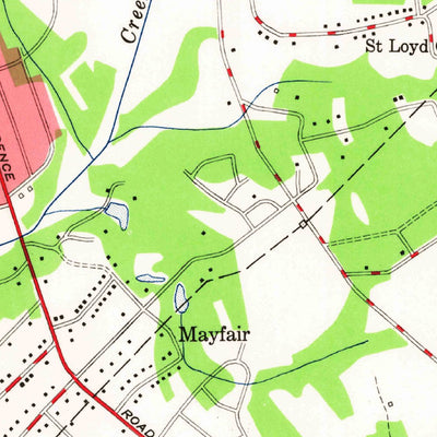 United States Geological Survey Charlotte East, NC (1948, 24000-Scale) digital map