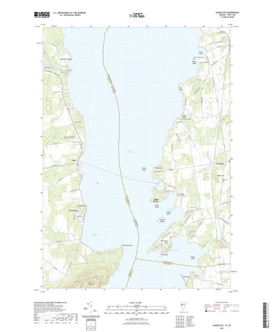United States Geological Survey Charlotte, VT (2021, 24000-Scale) digital map