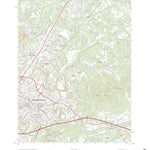 United States Geological Survey Charlottesville East, VA (2022, 24000-Scale) digital map