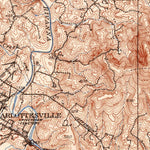 United States Geological Survey Charlottesville, VA (1935, 62500-Scale) digital map