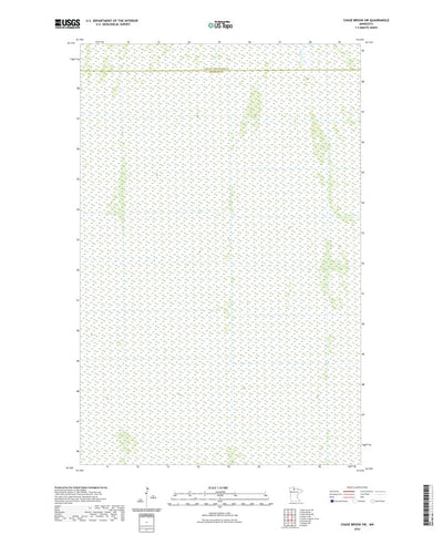 United States Geological Survey Chase Brook SW, MN (2022, 24000-Scale) digital map