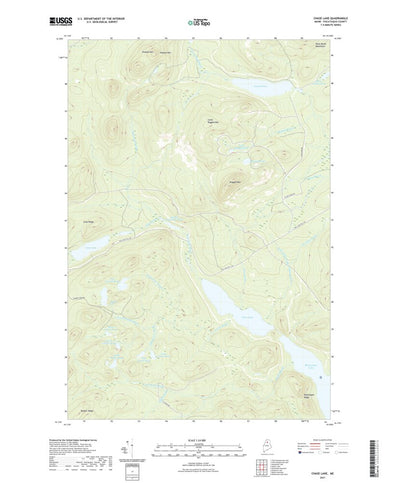 United States Geological Survey Chase Lake, ME (2021, 24000-Scale) digital map