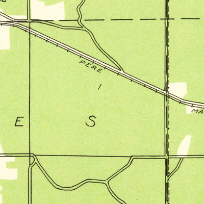 United States Geological Survey Chase, MI (1932, 31680-Scale) digital map