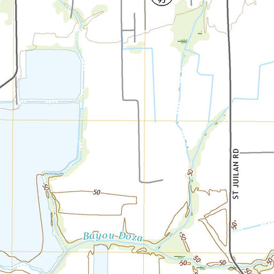 United States Geological Survey Chataignier, LA (2020, 24000-Scale) digital map