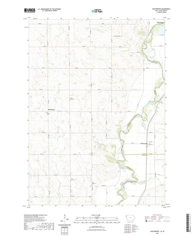 United States Geological Survey Chatsworth, IA (2022, 24000-Scale) digital map