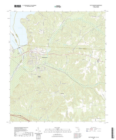 United States Geological Survey Chattahoochee, FL (2021, 24000-Scale) digital map