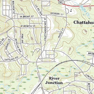 United States Geological Survey Chattahoochee, FL (2021, 24000-Scale) digital map