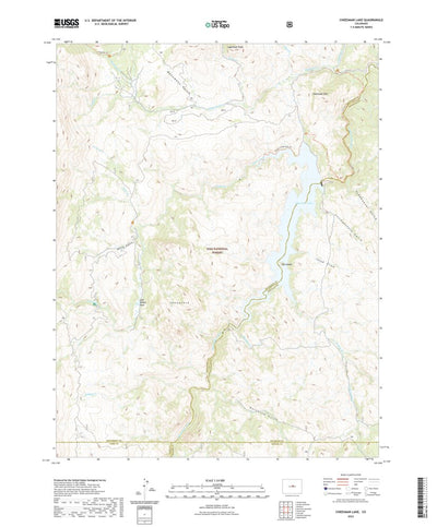 United States Geological Survey Cheesman Lake, CO (2022, 24000-Scale) digital map