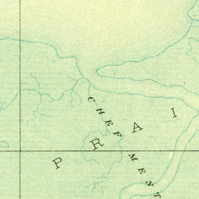 United States Geological Survey Chef Menteur, LA (1892, 62500-Scale) digital map