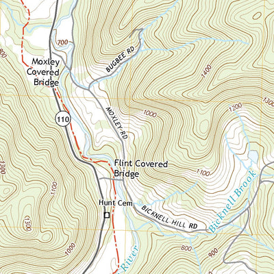 United States Geological Survey Chelsea, VT (2021, 24000-Scale) digital map