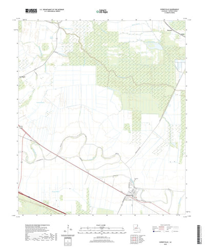 United States Geological Survey Cheneyville, LA (2020, 24000-Scale) digital map