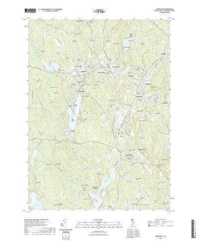 United States Geological Survey Chepachet, RI (2021, 24000-Scale) digital map