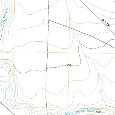 United States Geological Survey Cherokee Valley, NM (2020, 24000-Scale) digital map