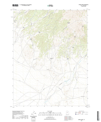 United States Geological Survey Cherry Creek, UT (2020, 24000-Scale) digital map