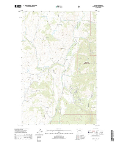 United States Geological Survey Chesaw, WA (2020, 24000-Scale) digital map