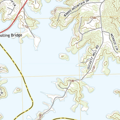 United States Geological Survey Chestatee, GA (2020, 24000-Scale) digital map