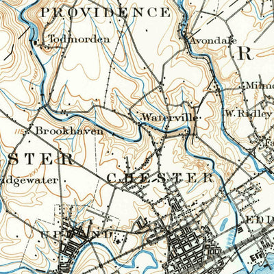 United States Geological Survey Chester, PA-NJ-DE (1894, 62500-Scale) digital map