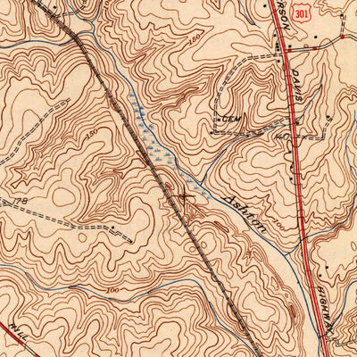 United States Geological Survey Chester, VA (1944, 31680-Scale) digital map
