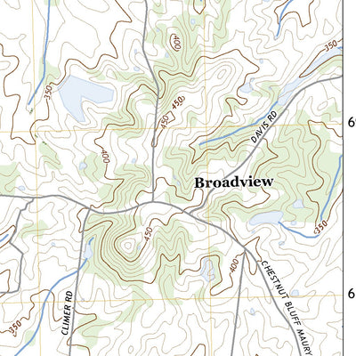 United States Geological Survey Chestnut Bluff, TN (2022, 24000-Scale) digital map