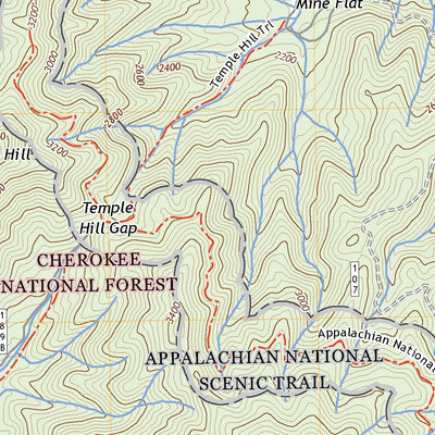 United States Geological Survey Chestoa, TN (2022, 24000-Scale) digital map