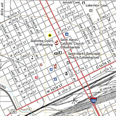 United States Geological Survey Cheyenne North, WY (2021, 24000-Scale) digital map