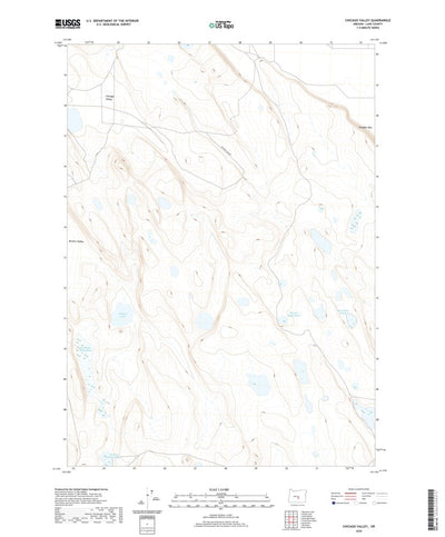 United States Geological Survey Chicago Valley, OR (2020, 24000-Scale) digital map