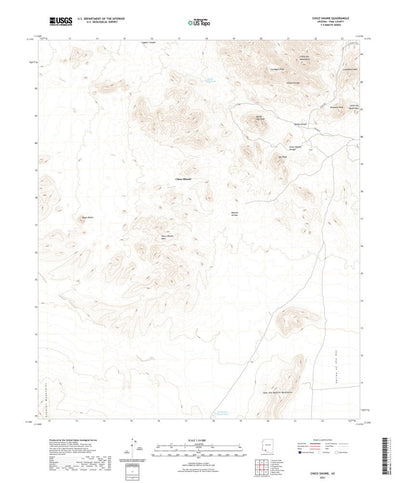 United States Geological Survey Chico Shunie, AZ (2021, 24000-Scale) digital map