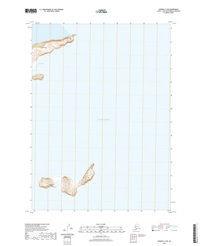 United States Geological Survey Chignik A-1 NE, AK (2020, 25000-Scale) digital map
