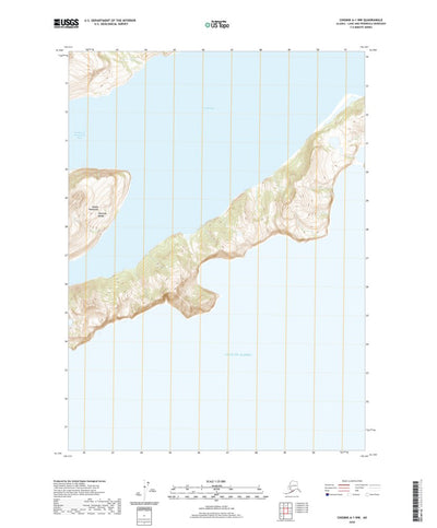 United States Geological Survey Chignik A-1 NW, AK (2020, 25000-Scale) digital map