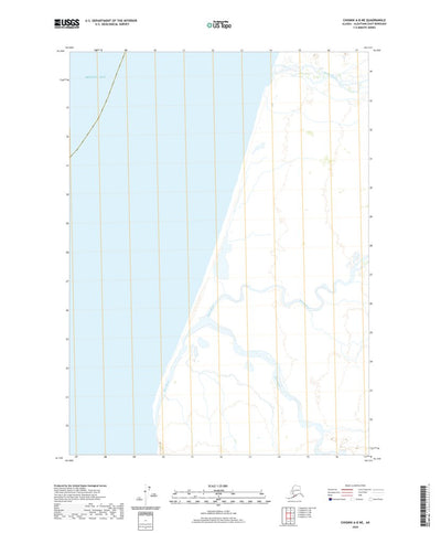 United States Geological Survey Chignik A-8 NE, AK (2020, 25000-Scale) digital map