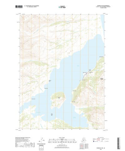 United States Geological Survey Chignik B-2 SW, AK (2020, 25000-Scale) digital map