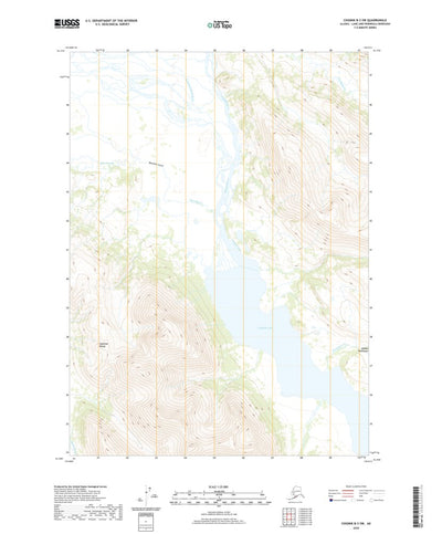 United States Geological Survey Chignik B-3 SW, AK (2020, 25000-Scale) digital map
