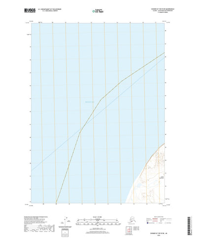 United States Geological Survey Chignik B-7 OE W SW, AK (2020, 25000-Scale) digital map
