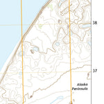 United States Geological Survey Chignik B-7 OE W SW, AK (2020, 25000-Scale) digital map