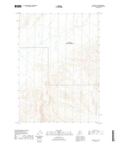 United States Geological Survey Chignik C-1 NE, AK (2020, 25000-Scale) digital map