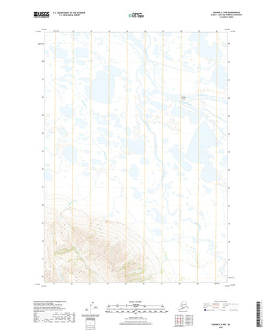 United States Geological Survey Chignik C-2 NW, AK (2020, 25000-Scale) digital map