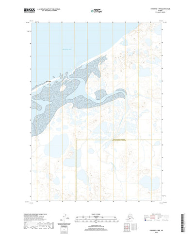 United States Geological Survey Chignik C-4 NW, AK (2020, 25000-Scale) digital map