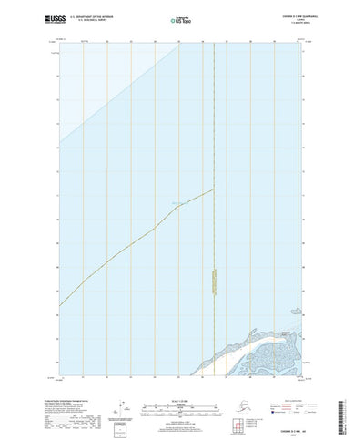 United States Geological Survey Chignik D-3 NW, AK (2020, 25000-Scale) digital map