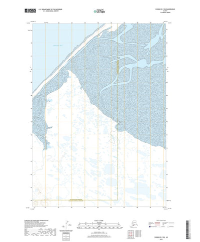 United States Geological Survey Chignik D-3 SW, AK (2020, 25000-Scale) digital map