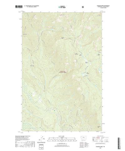 United States Geological Survey Chikamin Creek, WA (2020, 24000-Scale) digital map